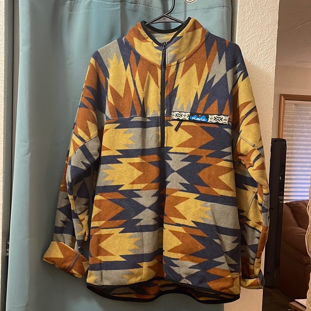 kavu light fleece patterned jacket